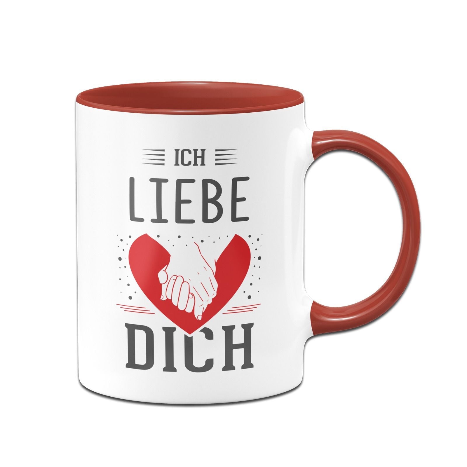 Tasse Ich Liebe Dich ️ 🤝 Geschenk Liebeserklärung Tassenbrennerei 1849