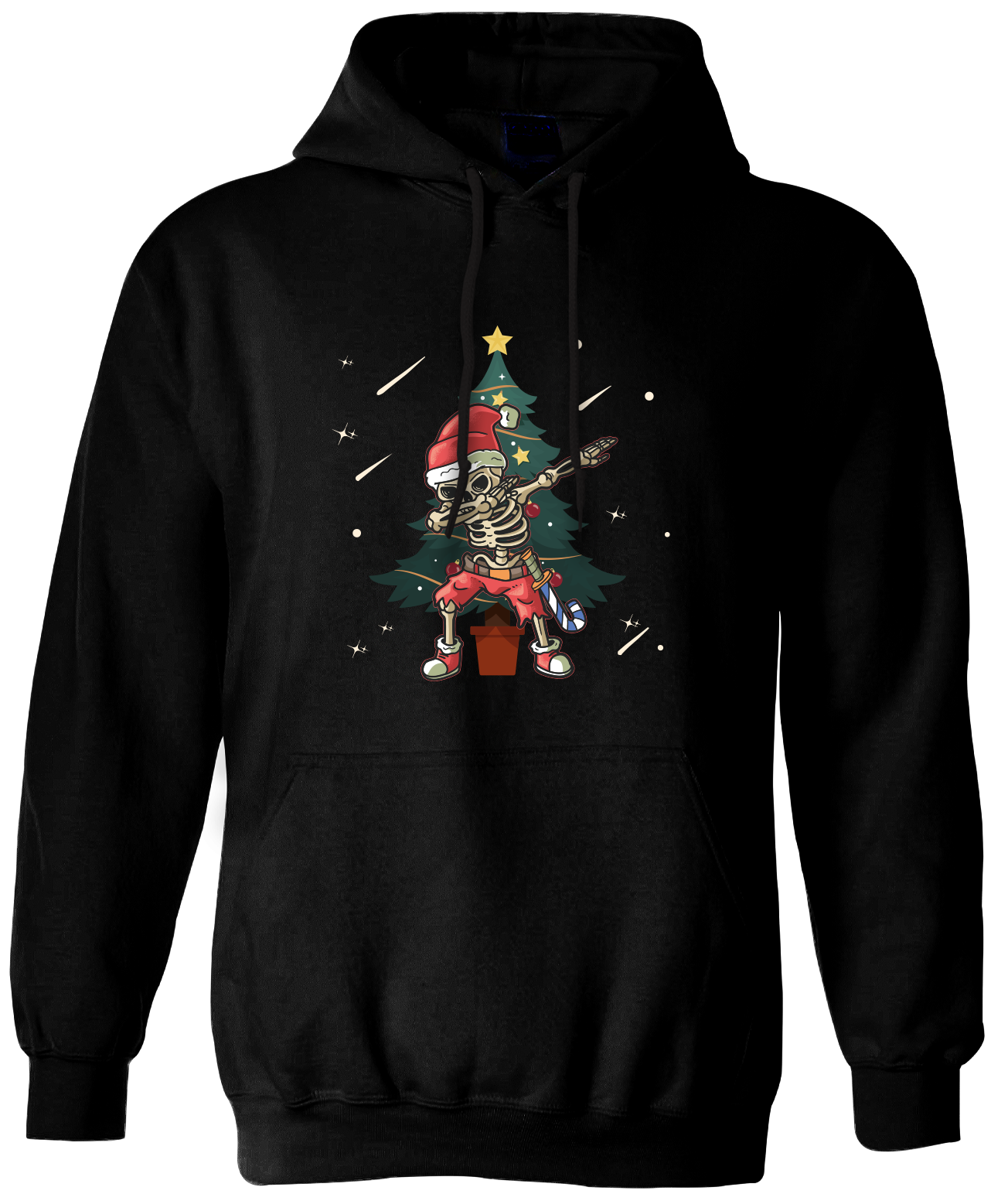 Hoodie - Dapping Skelett-Weihnachtsmann