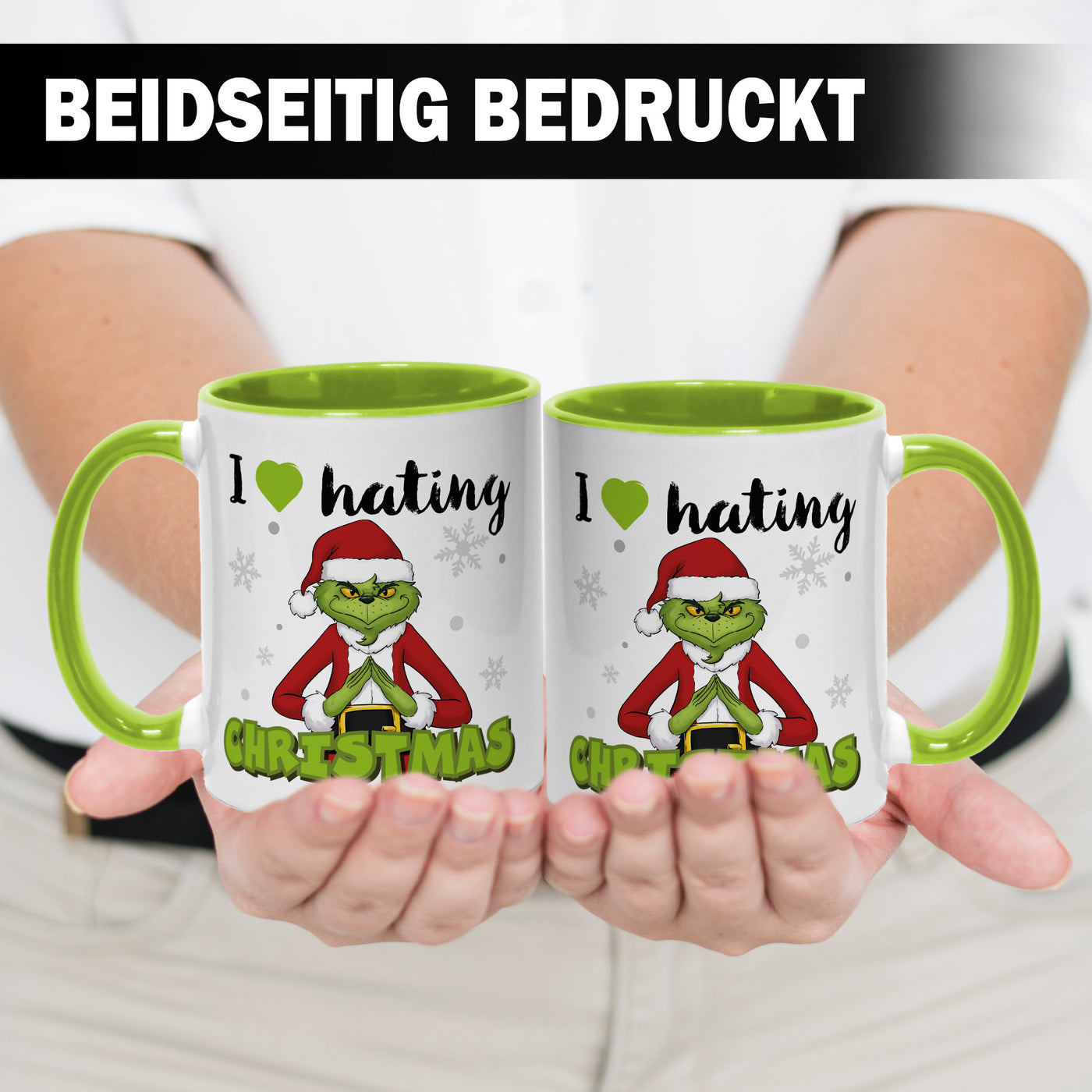 Tasse - Grinch - I love hating Christmas