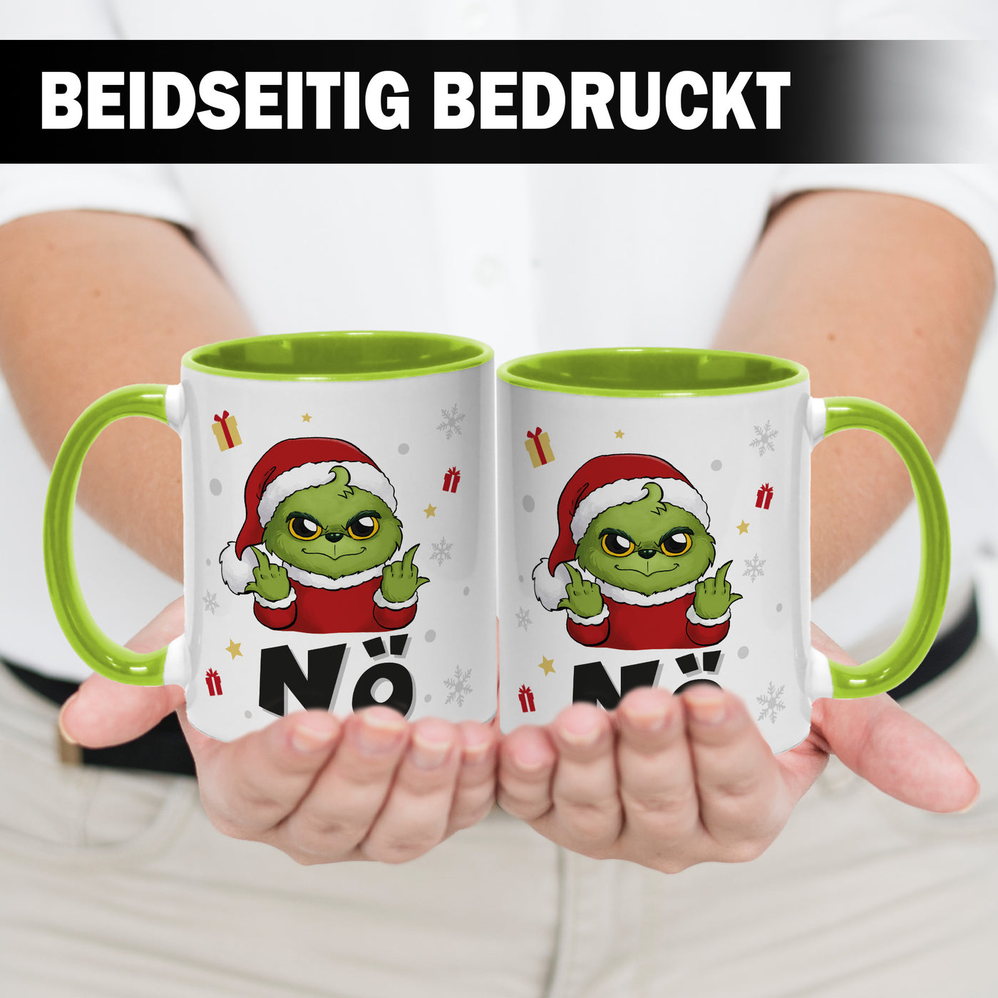 Tasse - Baby Grinch - Nö (Mittelfinger)