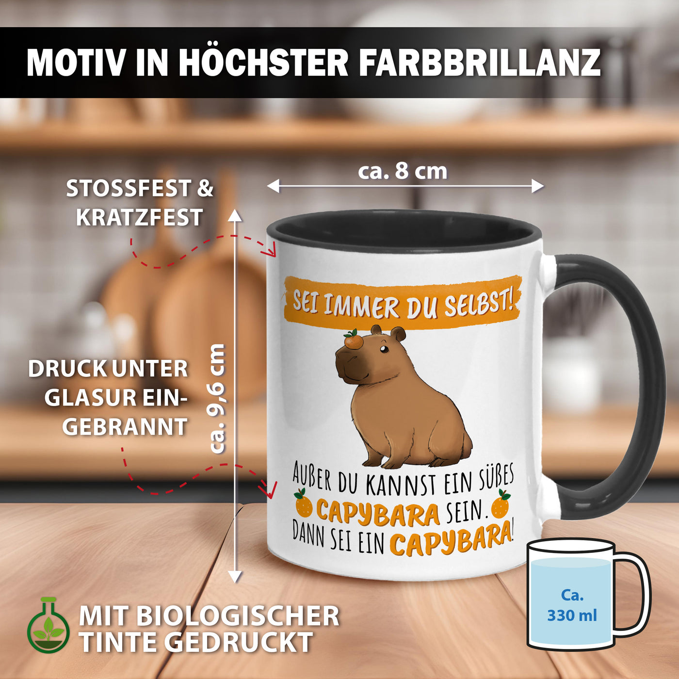 Tasse - Sei immer Du selbst! Außer Du kannst ein süßes Capybara sein.