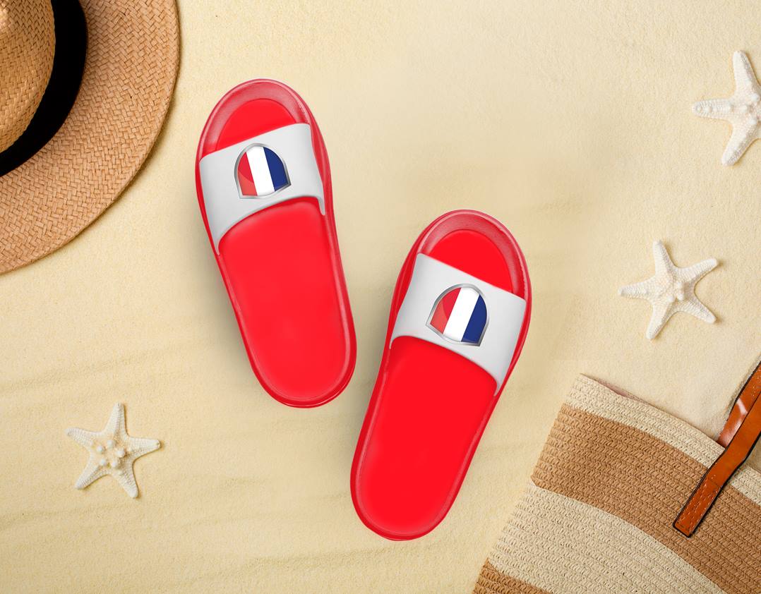 Badeschuhe - Flagge Frankreich