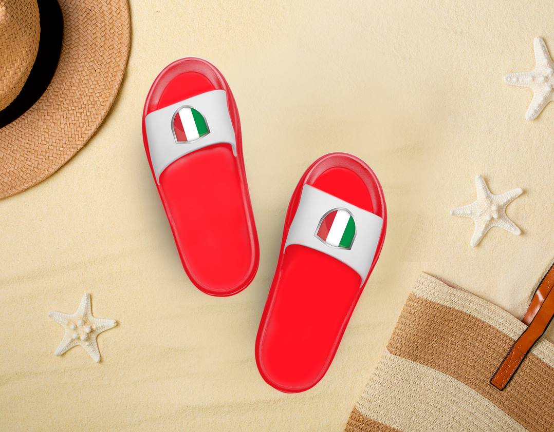 Badeschuhe - Flagge Italien