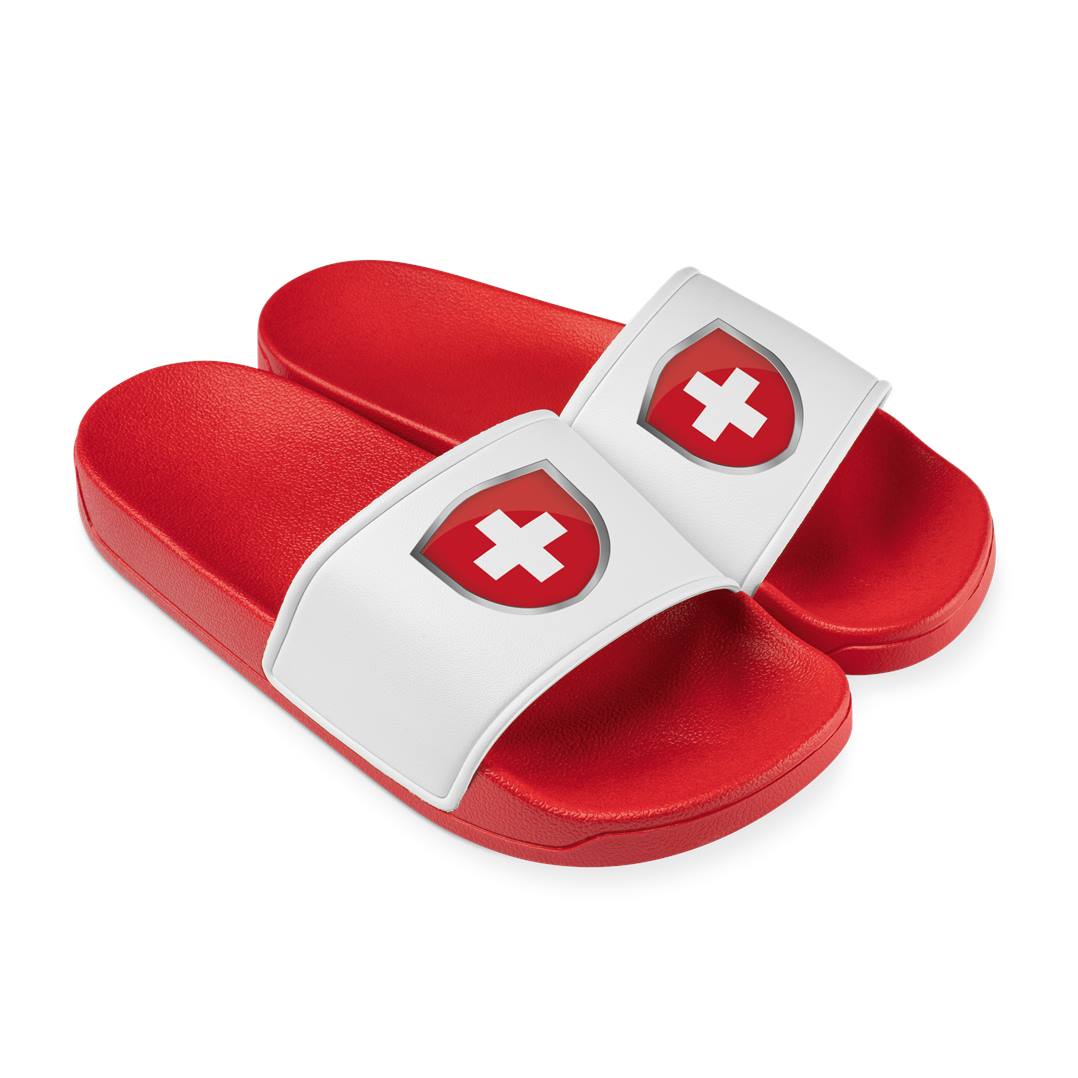 Badeschuhe - Flagge Schweiz