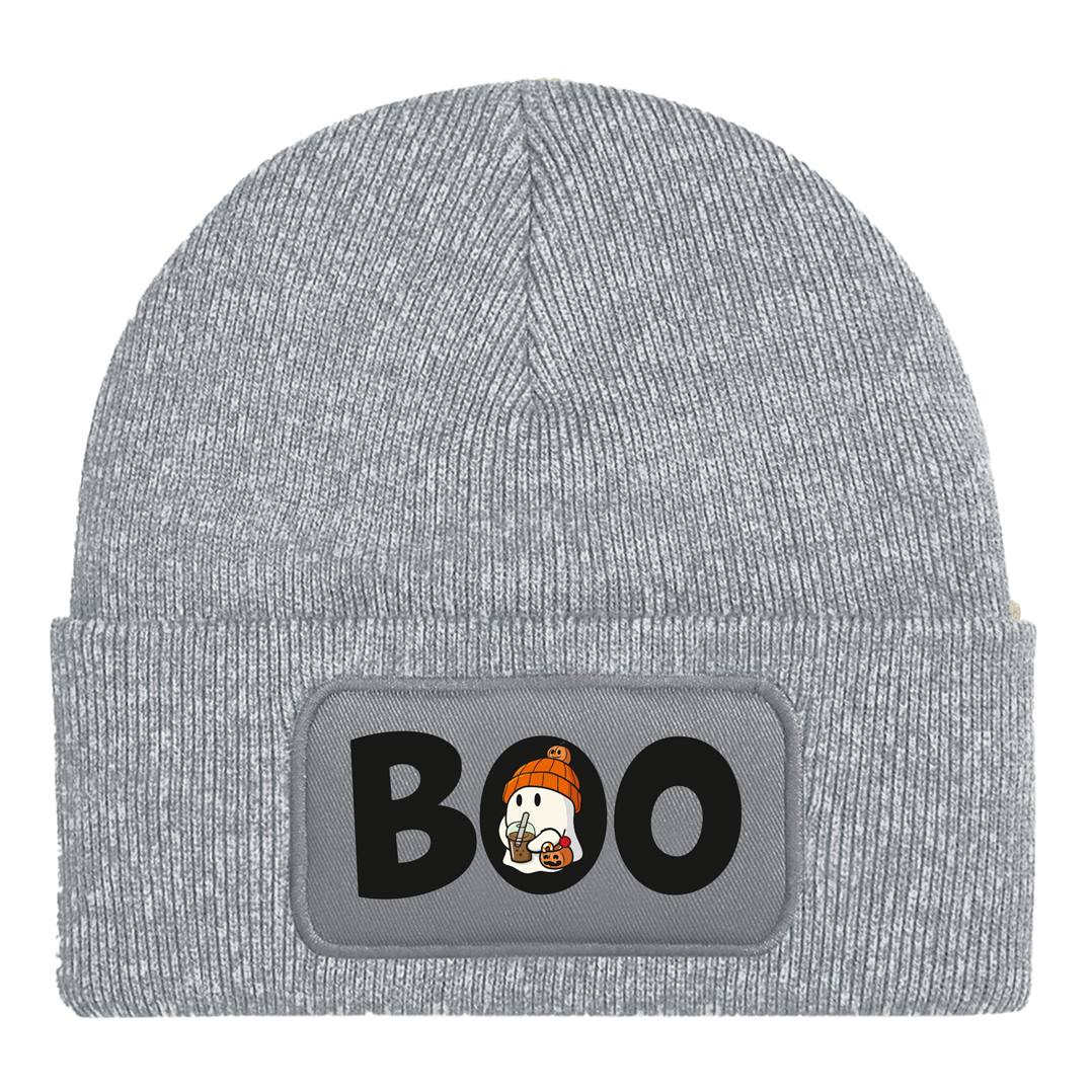 Beanie Mütze - Boo (Halloween)