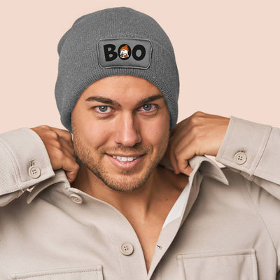 Beanie Mütze - Boo (Halloween)