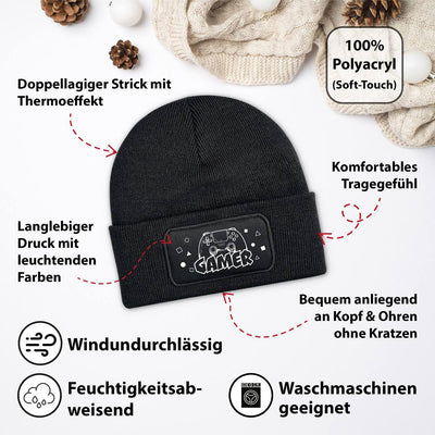 Beanie Mütze - Gamer