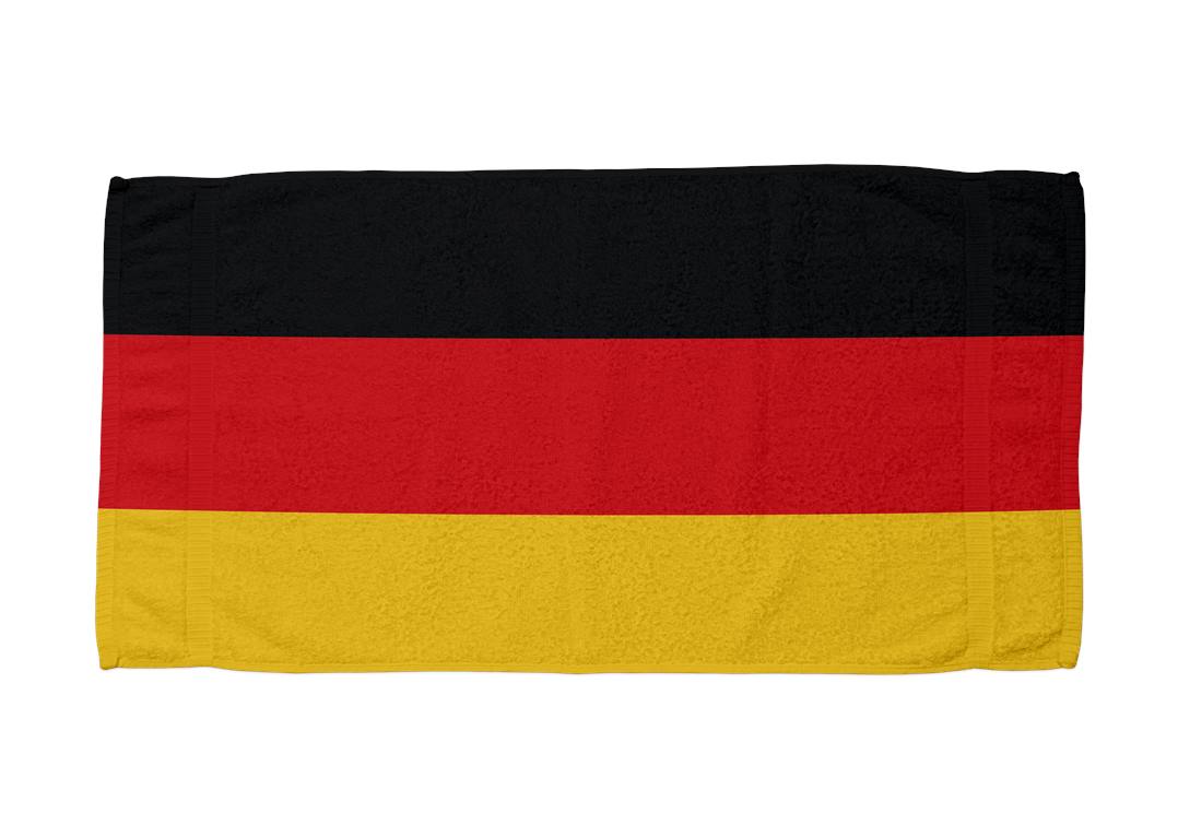 Flagge Deutschland - Handtuch & Strandtuch