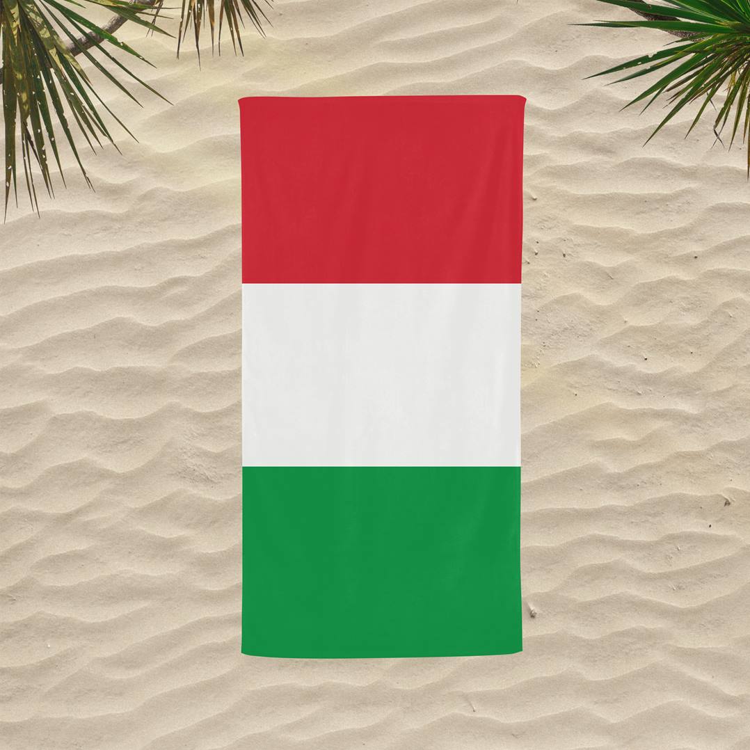 Flagge Italien - Handtuch & Strandtuch