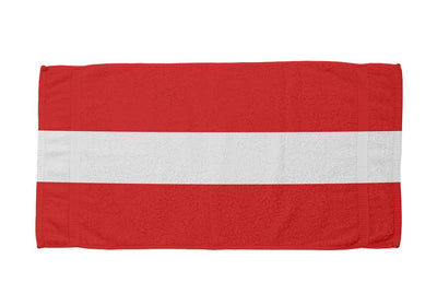 Flagge Österreich - Handtuch & Strandtuch