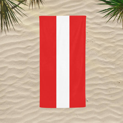 Flagge Österreich - Handtuch & Strandtuch