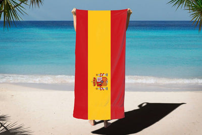 Flagge Spanien - Handtuch & Strandtuch