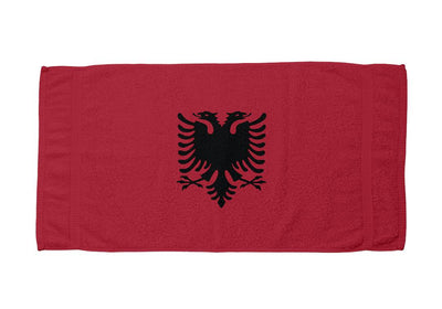 Flagge Albanien - Handtuch & Strandtuch