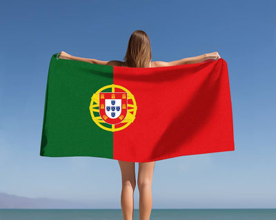 Flagge Portugal - Handtuch & Strandtuch