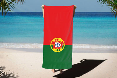 Flagge Portugal - Handtuch & Strandtuch