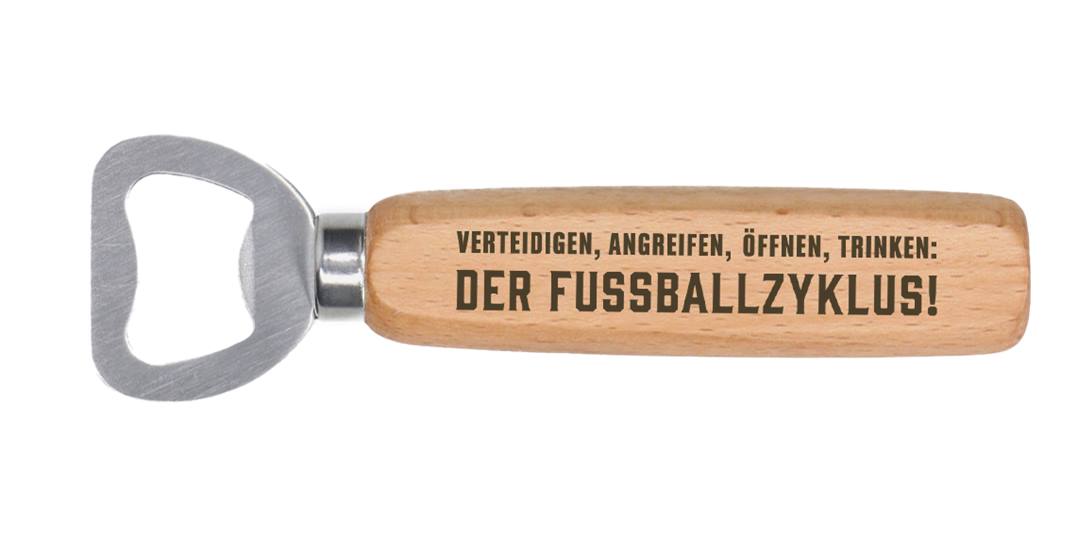 Flaschenöffner - Der Fussballzyklus