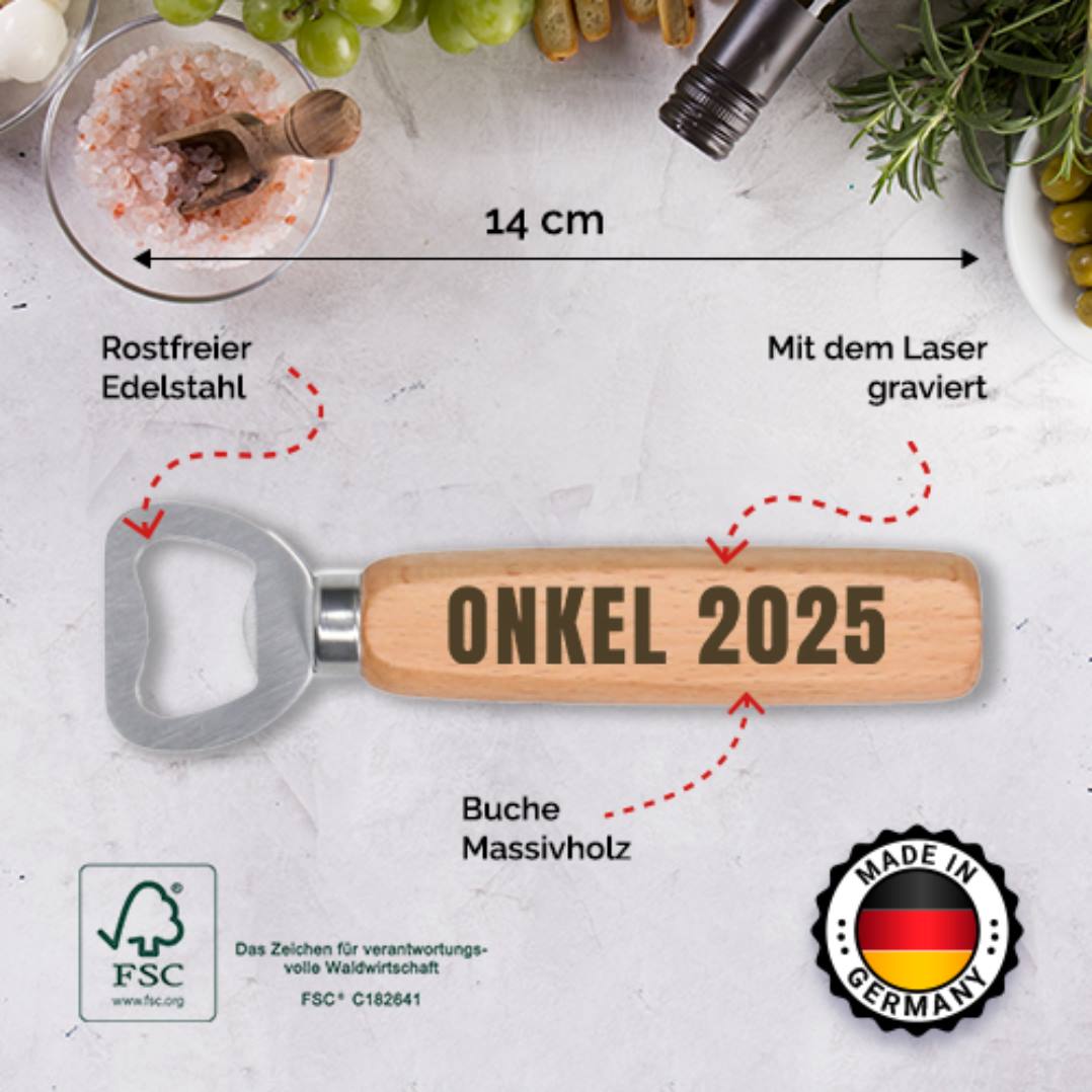 Flaschenöffner - Onkel 2025