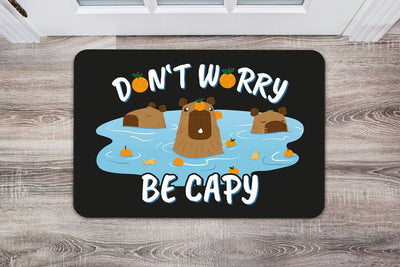 Fußmatte - Don't worry be Capy