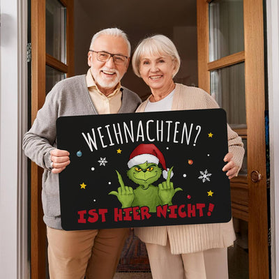 Fußmatte - Grinch - Weihnachten? Ist hier nicht!