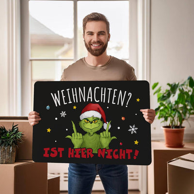 Fußmatte - Grinch - Weihnachten? Ist hier nicht!