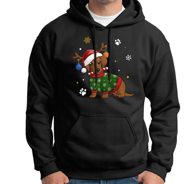 Hoodie - Dackel (Weihnachten)