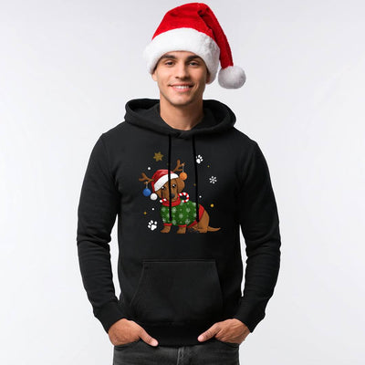 Hoodie - Dackel (Weihnachten)