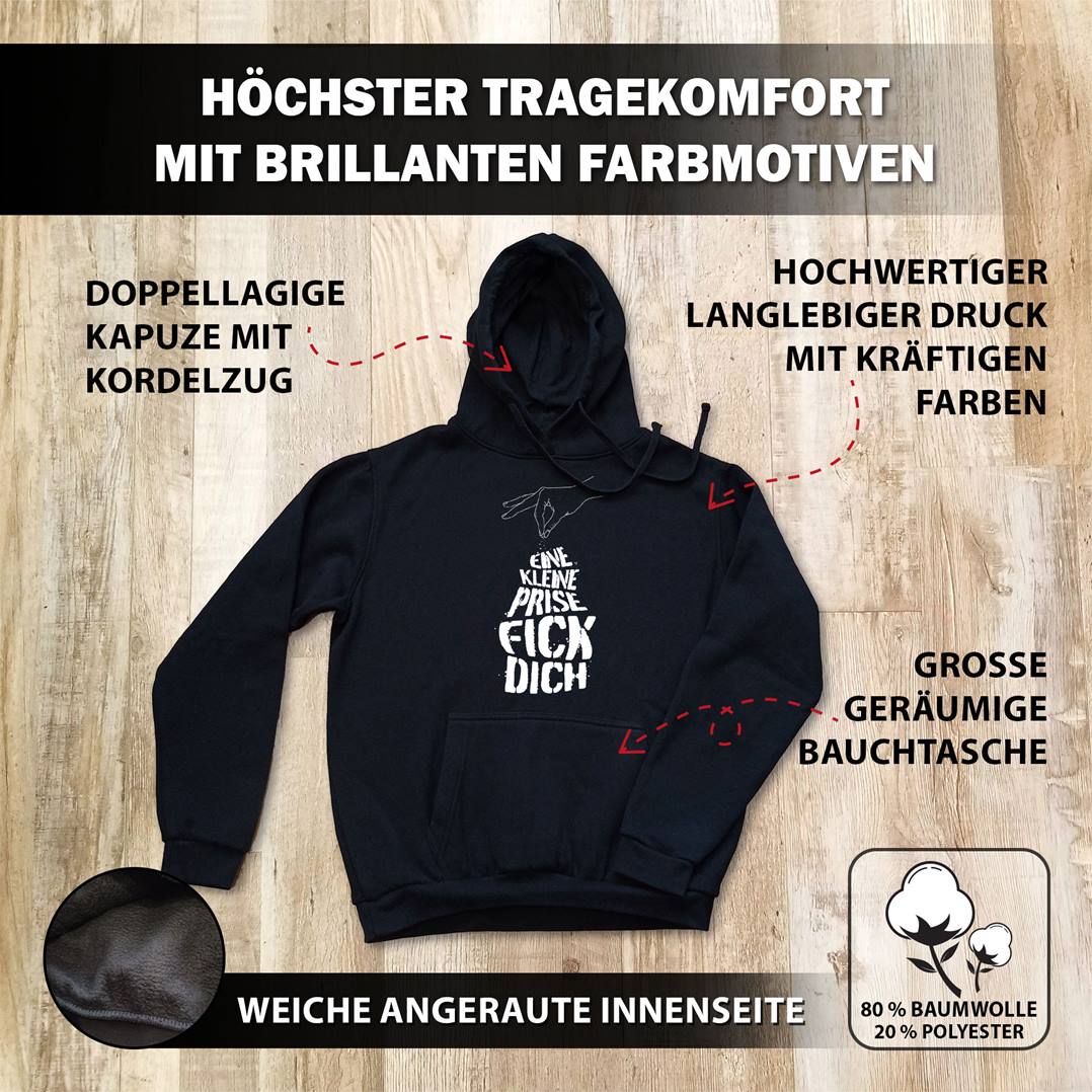 Hoodie - Eine kleine Prise Fick Dich