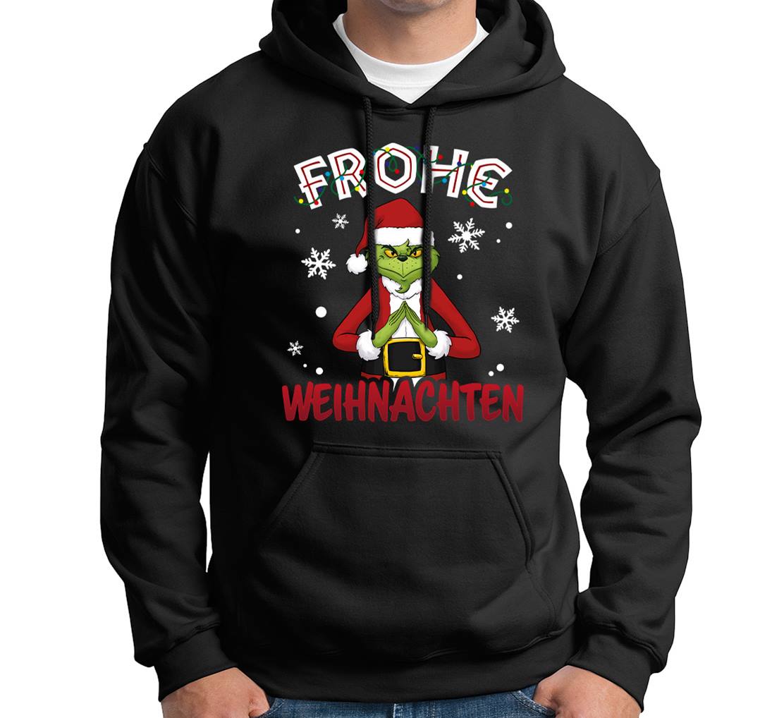 Hoodie - Grinch - Frohe Weihnachten