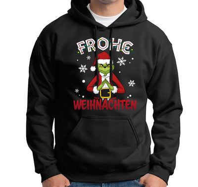 Hoodie - Grinch - Frohe Weihnachten