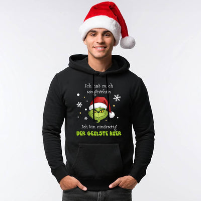 Hoodie - Grinch - Ich hab mich umgesehen, ich bin eindeutig der Geilste hier (Herren)