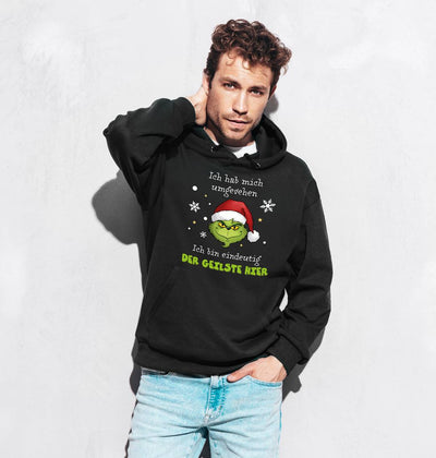 Hoodie - Grinch - Ich hab mich umgesehen, ich bin eindeutig der Geilste hier (Herren)