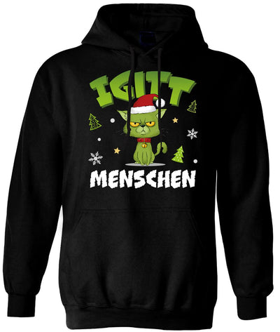 Hoodie - Grinch Katze - Igitt, Menschen