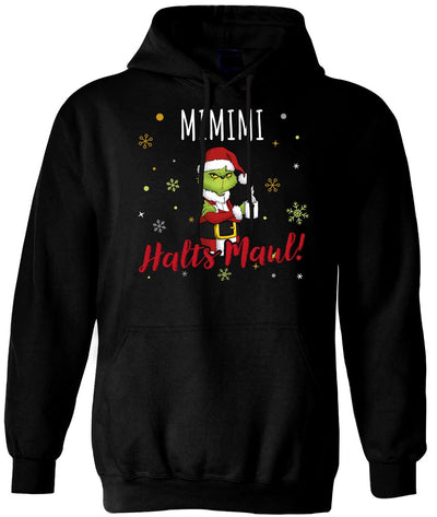 Hoodie - Grinch - Mimimi Halts Maul! (Mittelfinger) LH