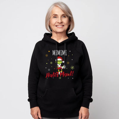 Hoodie - Grinch - Mimimi Halts Maul! (Mittelfinger) LH