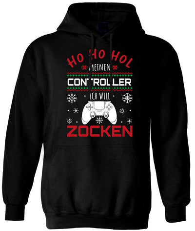 Hoodie - Ho Ho Hol meinen Controller, ich will zocken