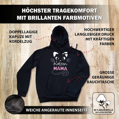 Hoodie - Katzen Mama