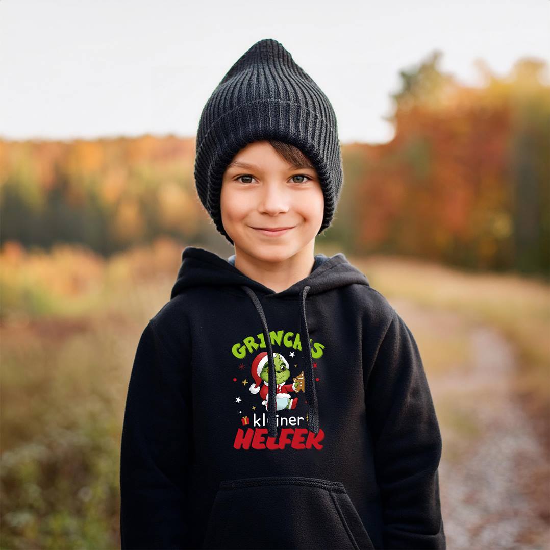 Hoodie Kinder - Baby Grinch - Grinch's kleiner Helfer