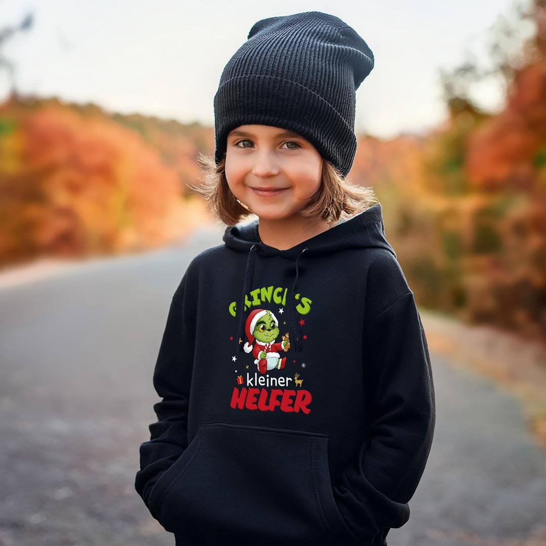 Hoodie Kinder - Baby Grinch - Grinch's kleiner Helfer