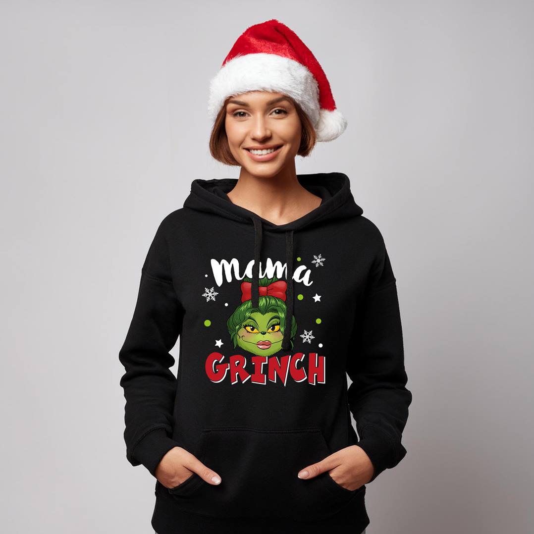 Hoodie - Mama Grinch