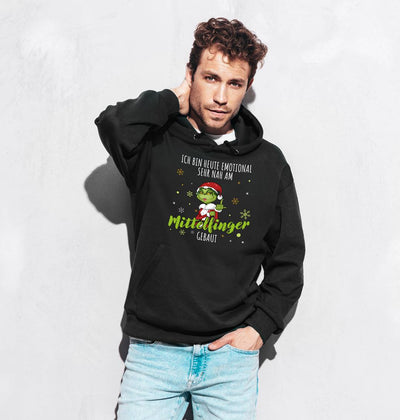 Hoodie - Miss Grinch - Ich bin heute emotional sehr nah am Mittelfinger gebaut (LH)