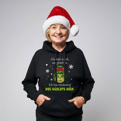 Hoodie - Miss Grinch - Ich hab mich umgesehen, ich bin eindeutig die Geilste hier (Damen)