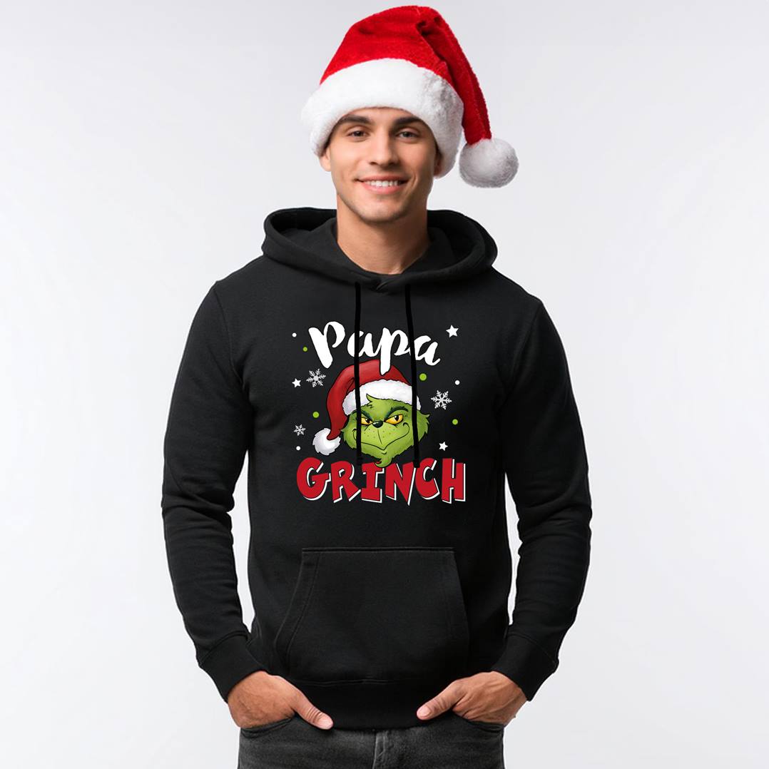 Hoodie - Papa Grinch