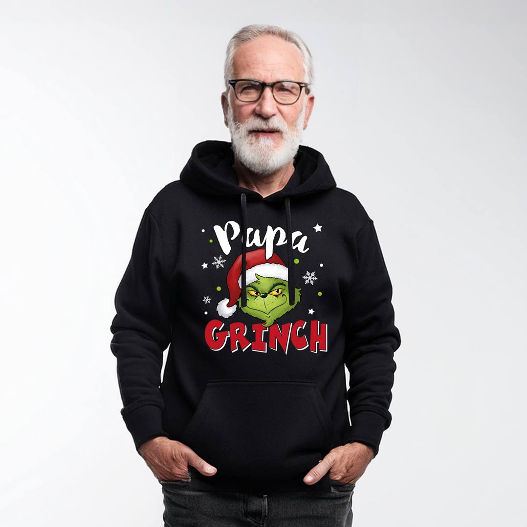 Hoodie - Papa Grinch