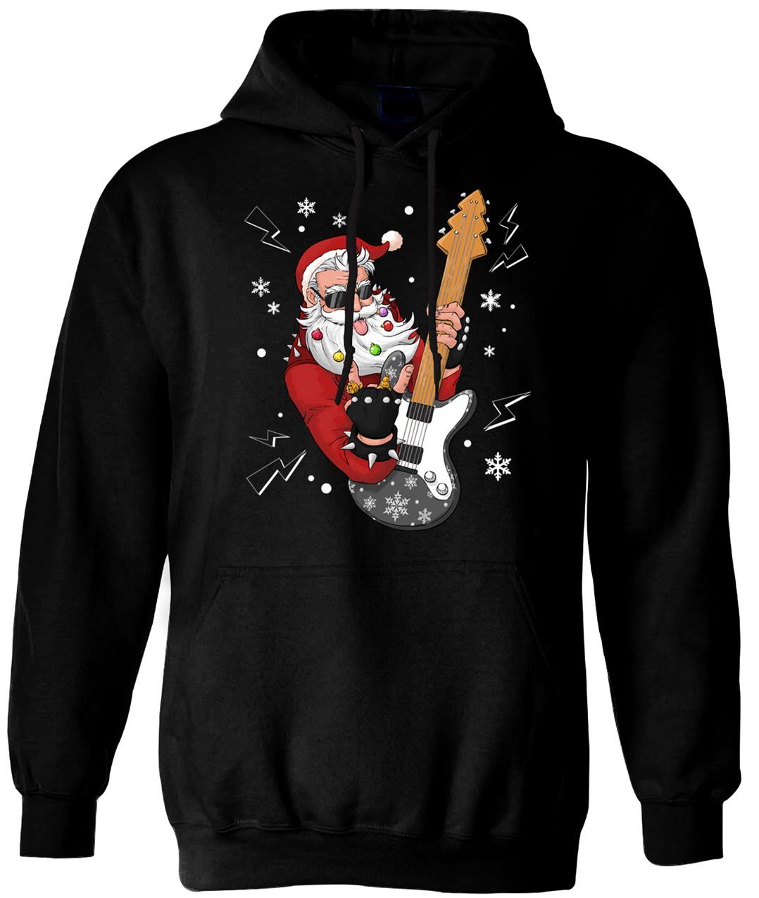 Hoodie - Rocker-Weihnachtsmann