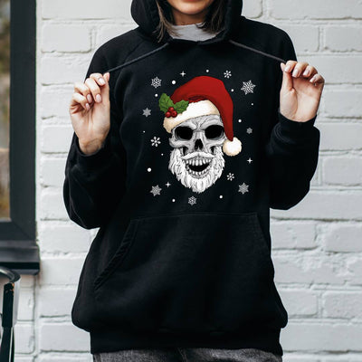 Hoodie - Totenkopf (Weihnachtsedition)