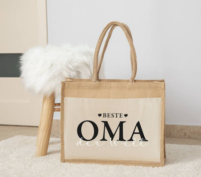 Jutetasche - Beste Oma der Welt