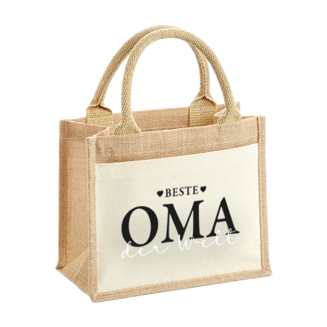 Jutetasche - Beste Oma der Welt