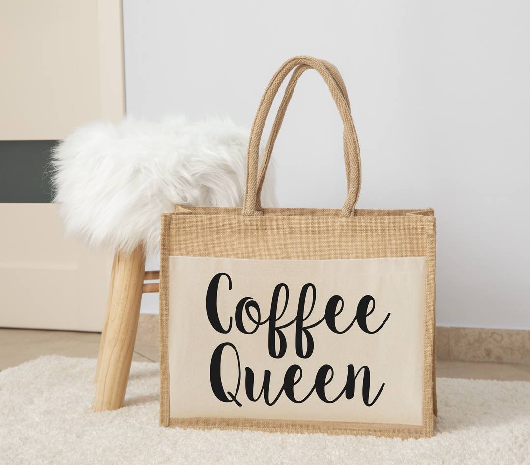 Jutetasche - Coffee Queen