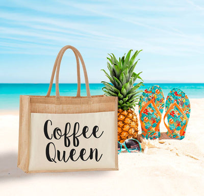 Jutetasche - Coffee Queen