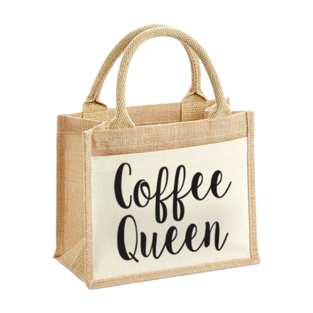 Jutetasche - Coffee Queen